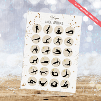 Nastami Postkarten-adventskalender Yoga 2020