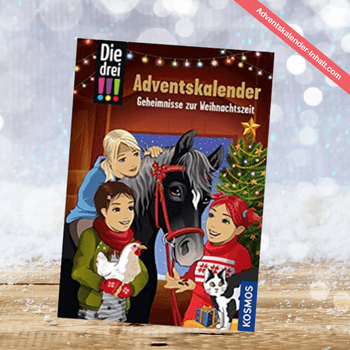 Die Drei !!!, Geheimnisse zur Weihnachtszeit: Adventskalenderbuch mit Stickern