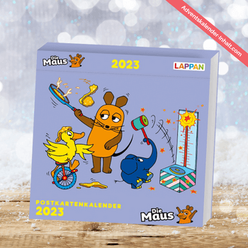 Der Kalender mit der Maus - Postkartenkalender 2023